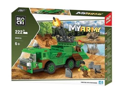 Opakowanie Klocki Blocki MyArmy Wyrzutnia rakiet 222 el.