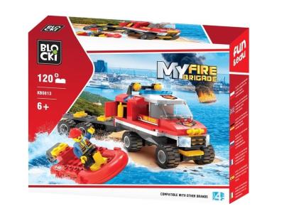 Opakowanie Klocki Blocki MyFireBrigade Straż Wodna 120 el.