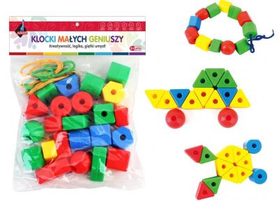 Opakowanie Klocki Geometryczne 62 elementy