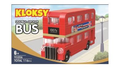 Opakowanie Klocki Kloksy Miasto Autobus piętrowy 116 el.