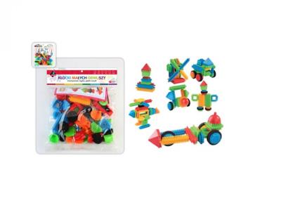 Opakowanie Klocki Kwiatki 28 elelementów