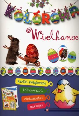 Kolorowa Wielkanoc. Autor: Ewa Gorzkowska-Parnas. SmakLiter.pl Okładka książki Kolorowa Wielkanoc