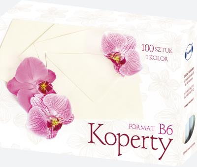 Opakowanie KOPERTY B6 ECRU KB6 KO 457 POL MAK