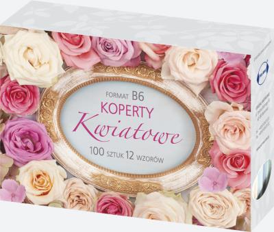 Opakowanie KOPERTY B6 KWIATOWE KB6 OGKW 390 POL MAK