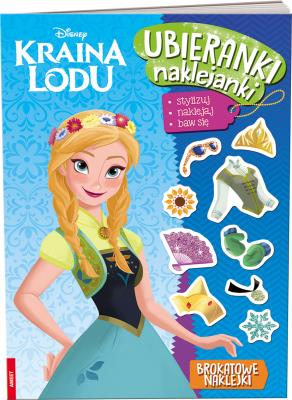 Okładka książki Kraina lodu. Ubieranki, naklejanki