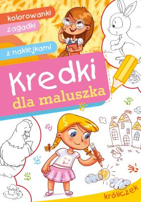 Króliczek. Kredki dla maluszka. Autor: Krassowska Dorota. SmakLiter.pl Okładka książki Króliczek. Kredki dla maluszka
