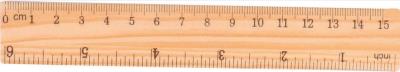 Opakowanie Linijka drewniana 15cm 80941