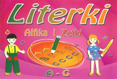 Okładka książki Literki Alfika i Zetki A-G