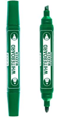 Opakowanie Marker suchościeralny dwustronny zielony (12szt)