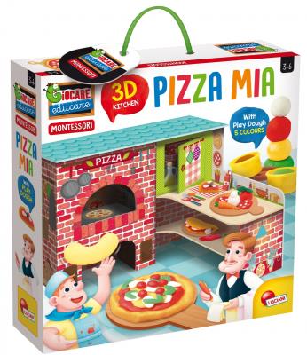 MONTESSORI PIZZA MIA 3D + PLASTILINA. Autor: DANTE. SmakLiter.pl Okładka książki MONTESSORI PIZZA MIA 3D + PLASTILINA