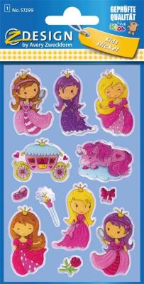 Opakowanie Naklejki błyszczące - Księżniczki