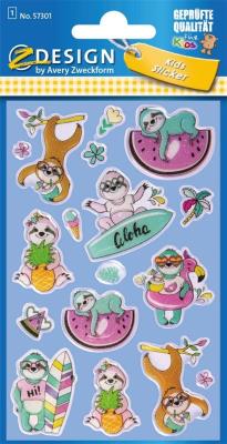 Opakowanie Naklejki błyszczące - Leniwce