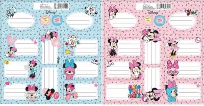 Opakowanie Naklejki na zeszyty Minnie Mouse