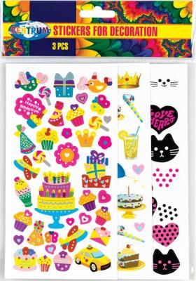 Opakowanie Naklejki ozdobne mix 80496