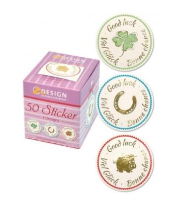 Opakowanie Naklejki papierowe - Szczęście mix języków