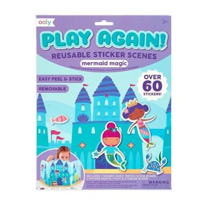 Opakowanie Naklejki wielorazowe Play Again - Syrenki