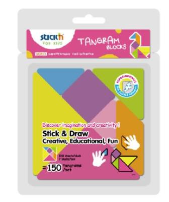 Opakowanie Notes samoprzylepny Tangram 150 kartek MAPED