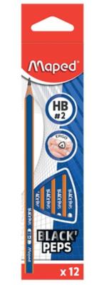 Opakowanie Ołówek Blackpeps Blue HB (12szt) MAPED