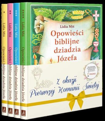 PAKIET OPOWIEŚCI BIBLIJNE DZIADZIA JÓZEFA. Autor: Miś Lidia. SmakLiter.pl Okładka książki PAKIET OPOWIEŚCI BIBLIJNE DZIADZIA JÓZEFA