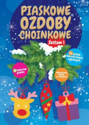 Okładka książki Piaskowe ozdoby choinkowe. Zestaw 1