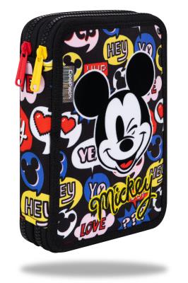 Opakowanie Piórnik coolpack disney podwójny z wyposażeniem jumper xl mickey mouse
