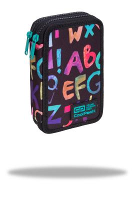 Opakowanie Piórnik coolpack podwójny z wyposażeneim jumper 2 alphabet