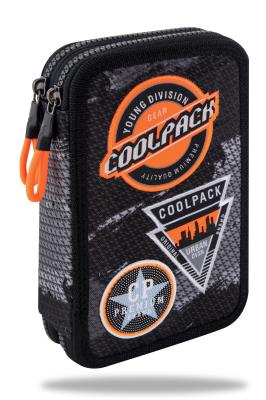 Opakowanie Piórnik coolpack podwójny z wyposażeneim jumper 2 black
