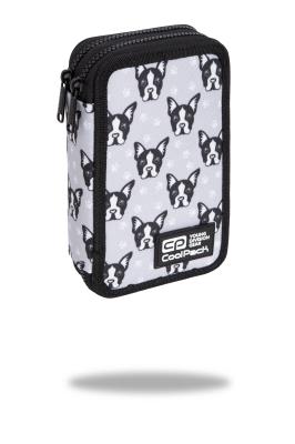 Opakowanie Piórnik coolpack podwójny z wyposażeneim jumper 2 french bulldogs