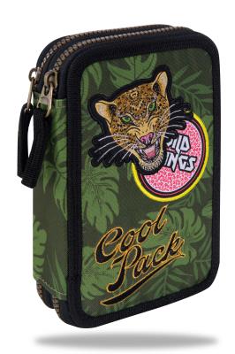 Opakowanie Piórnik coolpack podwójny z wyposażeneim jumper 2 green