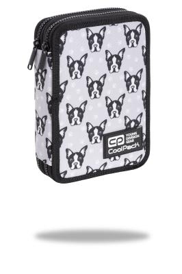 Opakowanie Piórnik coolpack podwójny z wyposażeneim jumper xl french bulldogs