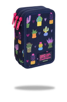 Opakowanie Piórnik coolpack potrójny z wyposażeniem jumper 3 cactus