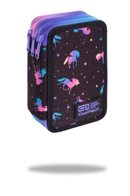 Opakowanie Piórnik coolpack potrójny z wyposażeniem jumper 3 dark unicorn