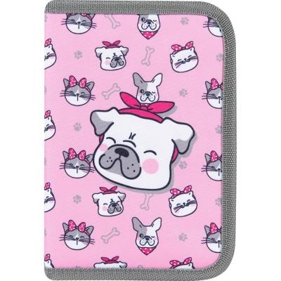 Opakowanie Piórnik jednokomorowy z wyposażeniem pieski 20015s