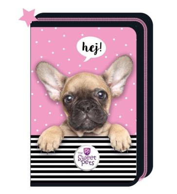 Opakowanie Piórnik z wyposażeniem na 1 zamek Pies