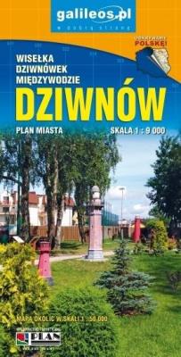 Plan miasta - Dziwnów, Dziwnówek, Międzywodzie. Autor: praca zbiorwa. SmakLiter.pl Okładka książki Plan miasta - Dziwnów, Dziwnówek, Międzywodzie