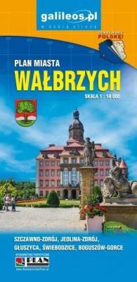 Okładka książki Plan miasta - Wałbrzych 1:14 000