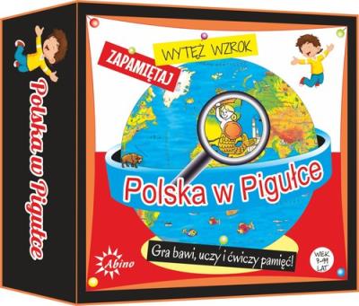 Polska w pigułce ABINO. Wydawca: ABINO. SmakLiter.pl Opakowanie Polska w pigułce ABINO