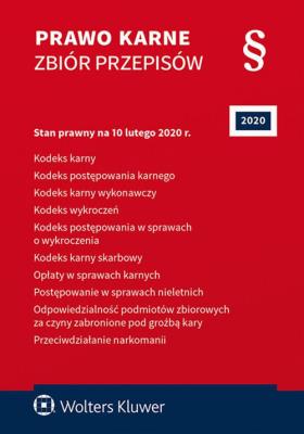 Okładka książki Prawo karne Zbiór przepisów