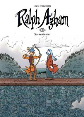Ralph Azham T.11 Cios za ciosem. Autor: Trondheim Lewis. SmakLiter.pl Okładka książki Ralph Azham T.11 Cios za ciosem