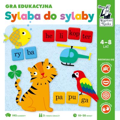 Okładka książki Sylaba do sylaby. Gra edukacyjna