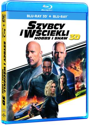 Szybcy i wściekli HOBBS I SHAW BluRay 3D + 2D. Wydawca: Universal Music. SmakLiter.pl Opakowanie Szybcy i wściekli HOBBS I SHAW BluRay 3D + 2D