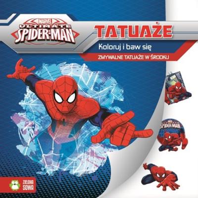 Tatuaże. Spider-Man - Marvel. Autor: Opracowanie zbiorowe. SmakLiter.pl Okładka książki Tatuaże. Spider-Man - Marvel