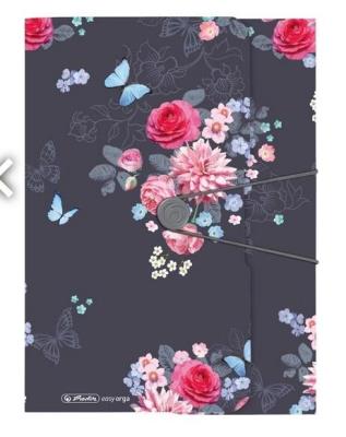 Opakowanie Teczka rysunkowa A4 z gumką Ladylike Flowers