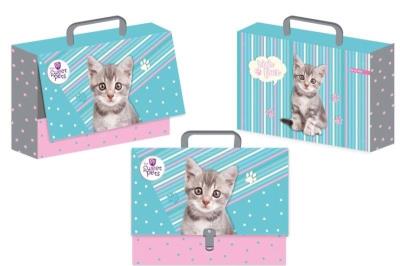 Opakowanie Teczka z rączką walizeczka Kot