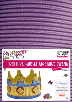 Opakowanie Tektura falista BAMBINO HOBBY metalizowana A4 21x30 10 szt.