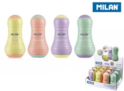 Opakowanie Temperówko-Gumka Sway Pastel (12szt) MILAN