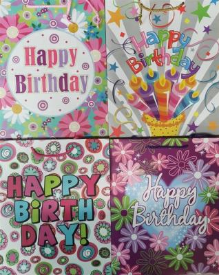 Opakowanie Torebka ozdobna laminowana PL-6 zestaw 52 urodziny