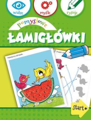 Okładka książki Widzę, myślę, rysuję. Pomysłowe łamigłówki