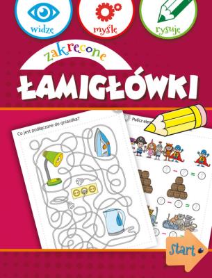 Okładka książki Widzę, myślę, rysuję. Zakręcone łamigłówki