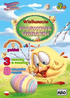 WIELKANOCNE PIASKOWE OBRAZKI PAKIET NR 1. Autor: Opracowanie zbiorowe. SmakLiter.pl Okładka książki WIELKANOCNE PIASKOWE OBRAZKI PAKIET NR 1